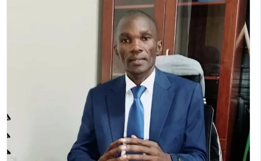 Human rights defender David Khaemba speaking in Kakamega